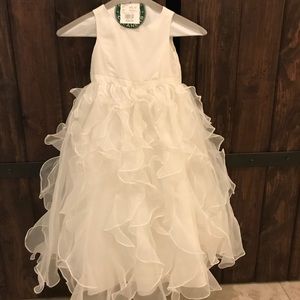 David’s Bridal flower girl dress